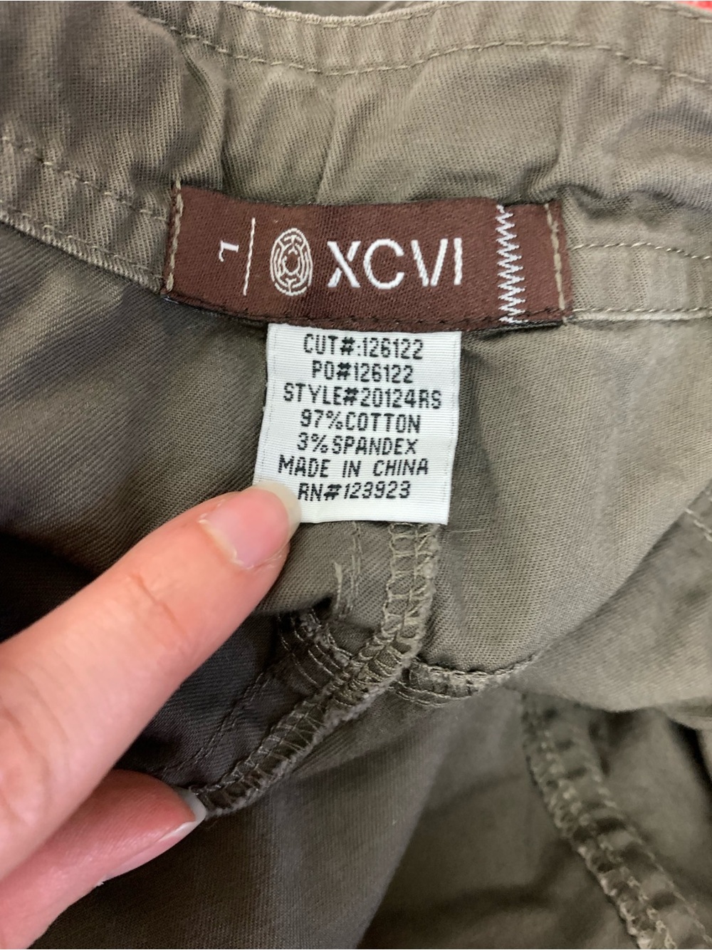 XCVI cotton ruched pants size large - Picture 6 of 8
